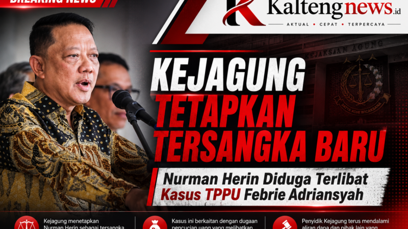 Kejagung Tetapkan Nurman Herin sebagai Tersangka Baru dalam Kasus Dugaan TPPU Febrie Adriansyah