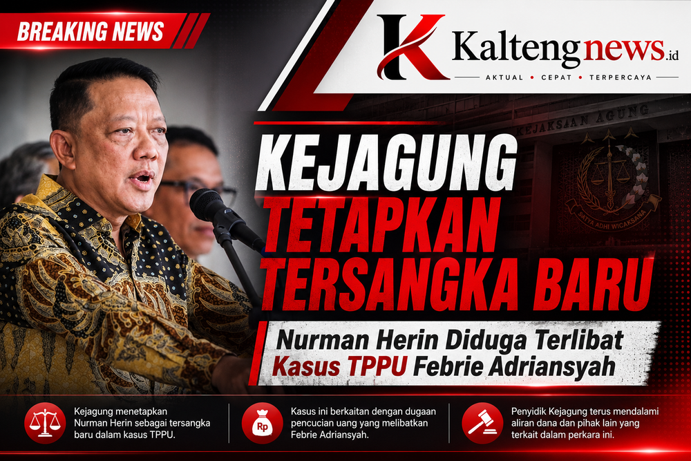 Kejagung Tetapkan Nurman Herin sebagai Tersangka Baru dalam Kasus Dugaan TPPU Febrie Adriansyah