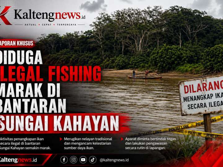 Diduga Ilegal Fishing Marak di Bantaran Sungai Kahayan, Warga Minta Aparat Rutin Lakukan Pengawasan