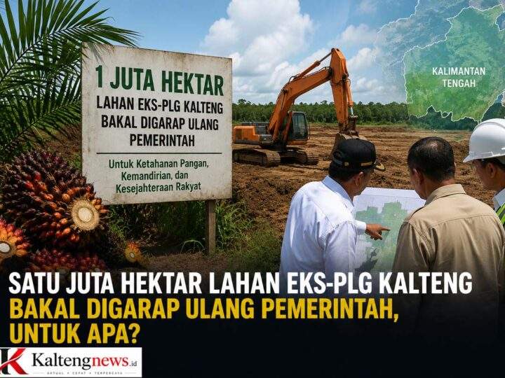 Pemerintah Siapkan Revitalisasi Eks PLG Kalteng, Satu Juta Hektare Lahan Kembali Jadi Prioritas
