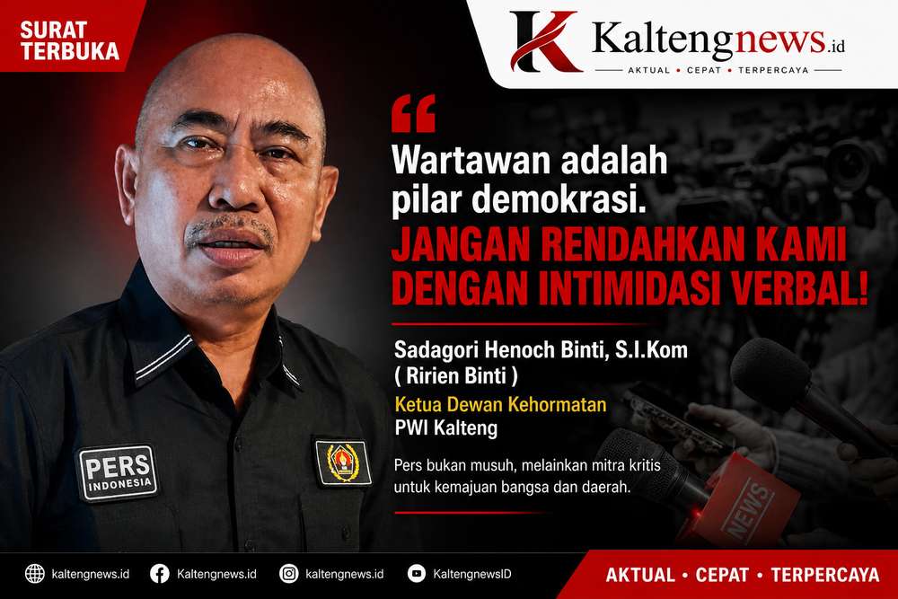 Ketua DK PWI Kalteng: Hormati Profesi Wartawan