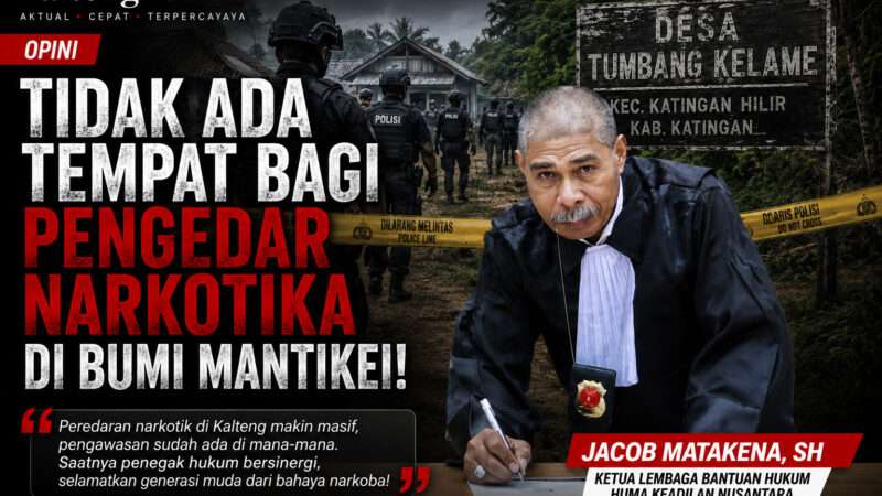 Tidak Ada Tempat bagi Pengedar Narkotika di Bumi Mantikei