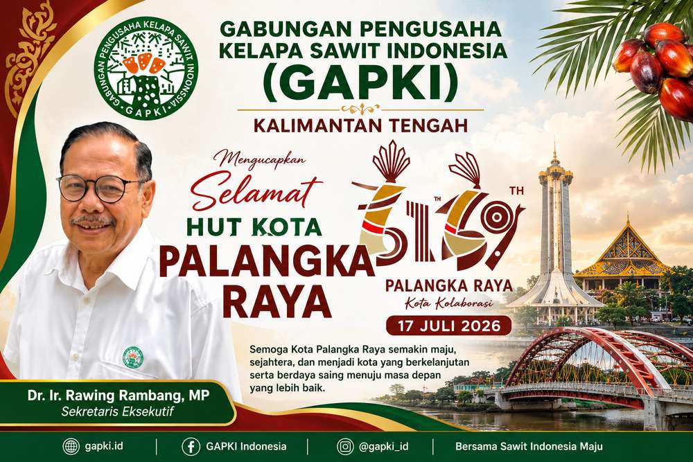 GAPKI Kalteng: Selamat HUT ke-69 Kota Palangka Raya, Dorong Sinergi untuk Kemajuan Daerah