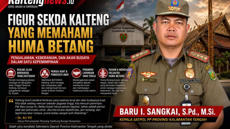 Figur Sekda Kalteng yang Memahami Huma Betang, Baru I. Sangkai Dinilai Punya Rekam Jejak Lengkap