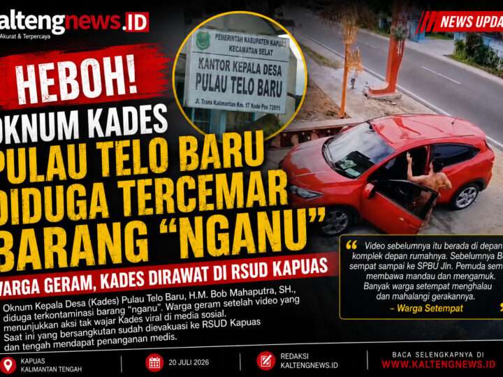Diduga Mengamuk, Kades Pulau Telo Baru Dievakuasi ke RSUD Kapuas