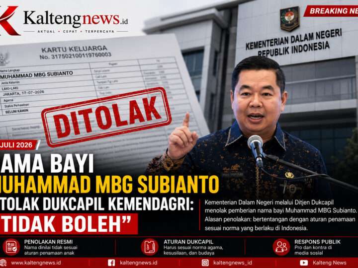 Nama Bayi Mengandung Singkatan Ditolak, Dukcapil Tegaskan Ikuti Aturan