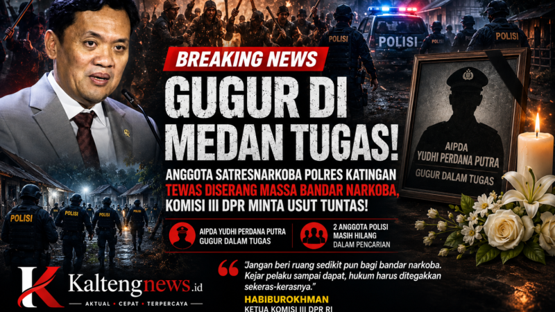 Komisi III DPR Desak Pengusutan Tuntas Penyerangan Polisi di Katingan
