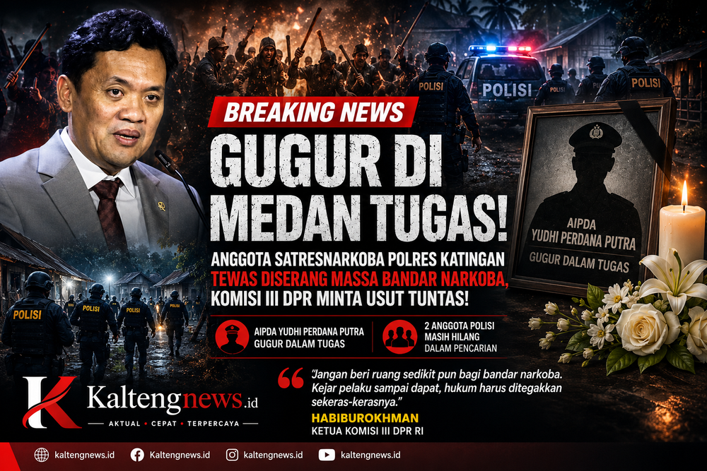 Komisi III DPR Desak Pengusutan Tuntas Penyerangan Polisi di Katingan