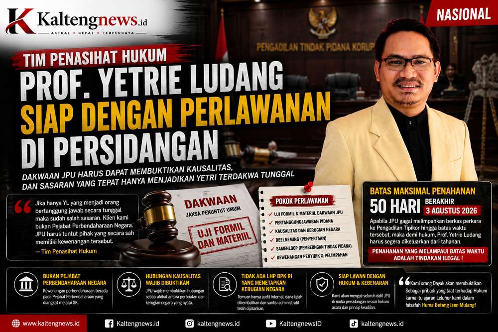 Tim Penasihat Hukum Prof. Yetrie Ludang Siap Lawan Dakwaan JPU di Persidangan