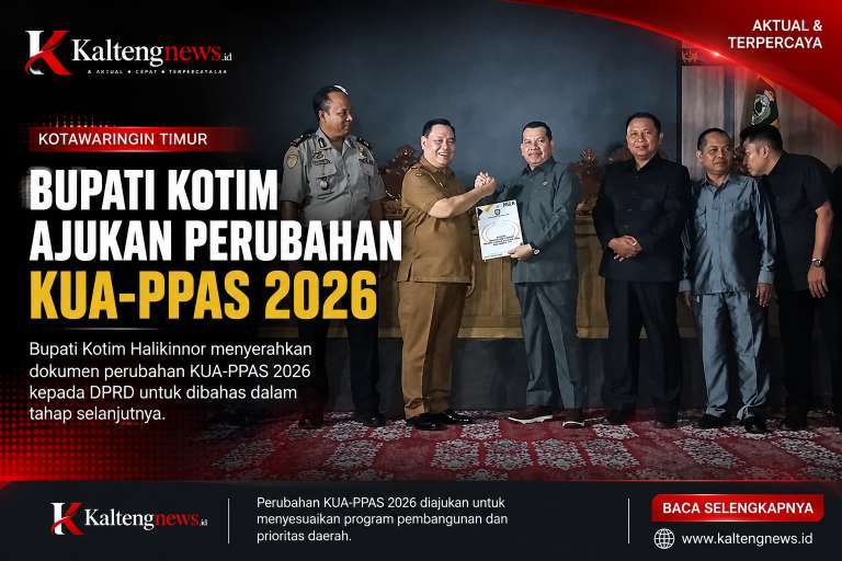 Bupati Kotim Ajukan Perubahan KUA-PPAS 2026, Fokus Selaraskan Prioritas Pembangunan