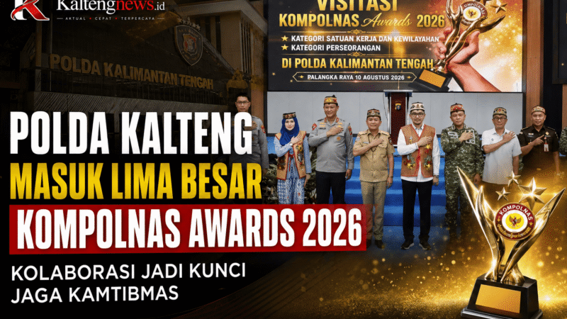 Polda Kalteng Masuk Lima Besar Kompolnas Awards 2026
