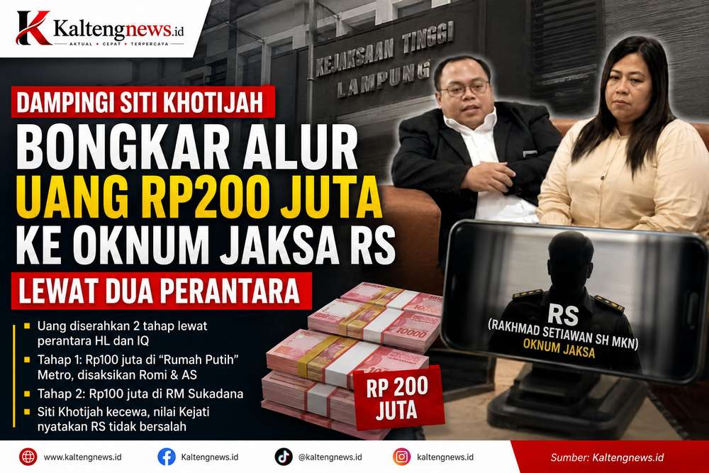 Siti Khotijah Ungkap Alur Uang Rp200 Juta ke Oknum Jaksa RS