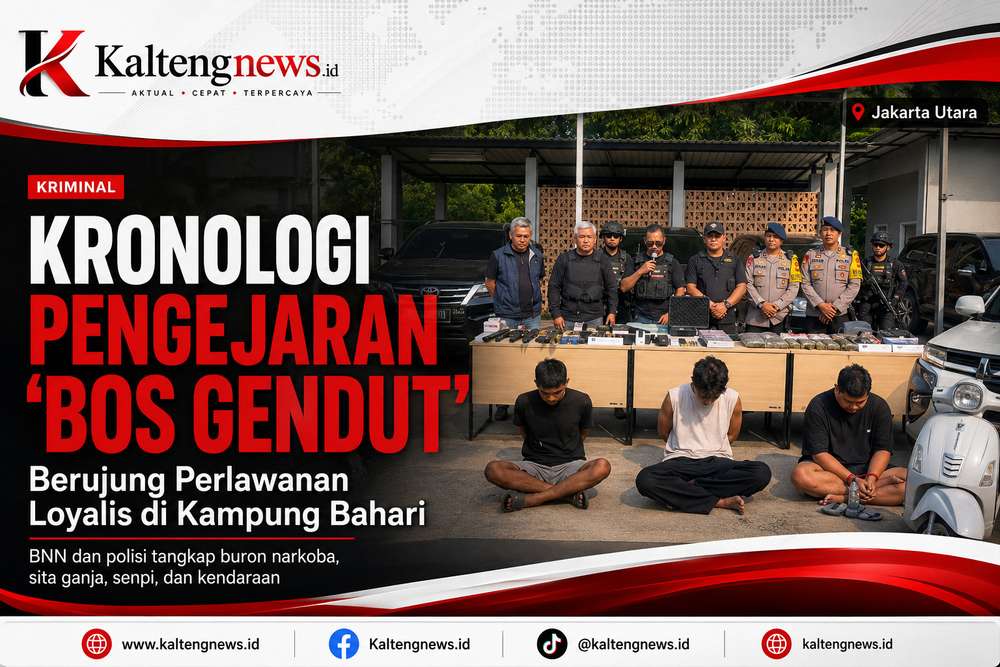 Bos Gendut Ditangkap, Loyalis Sempat Melawan Petugas