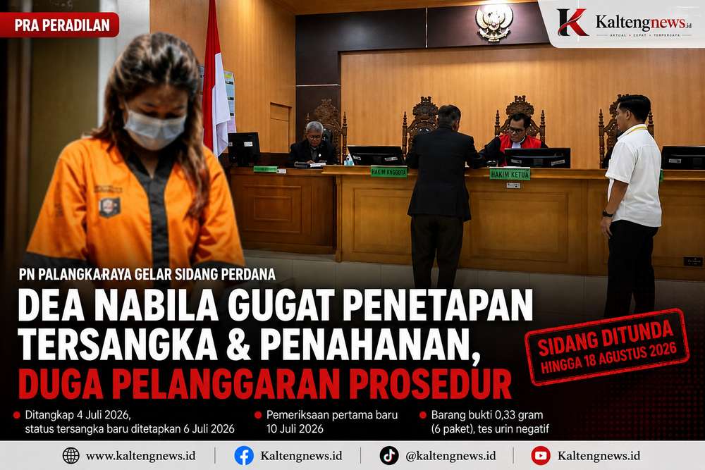 Dea Nabila Gugat Penetapan Tersangka dan Penahanan