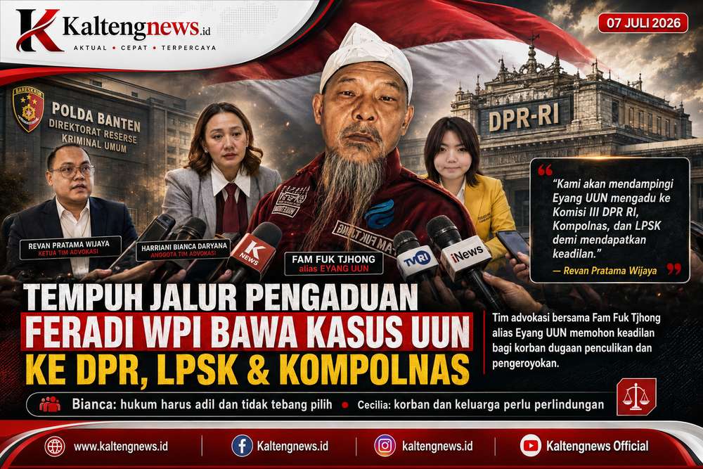 FERADI WPI Bawa Perkara Uun ke DPR, LPSK dan Kompolnas