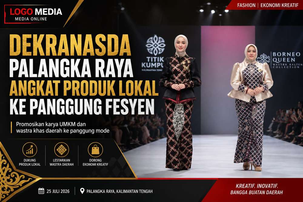Dekranasda Palangka Raya Angkat Produk Lokal ke Panggung Fesyen, Perkuat Daya Saing UMKM