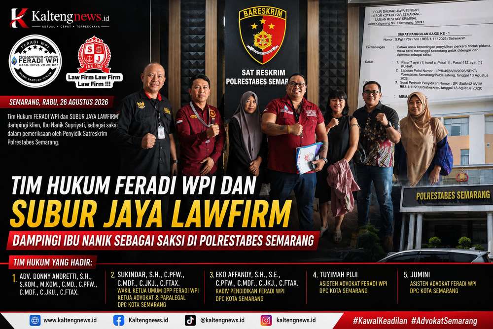 Tim Hukum Dampingi Ibu Nanik Jadi Saksi di Polrestabes Semarang
