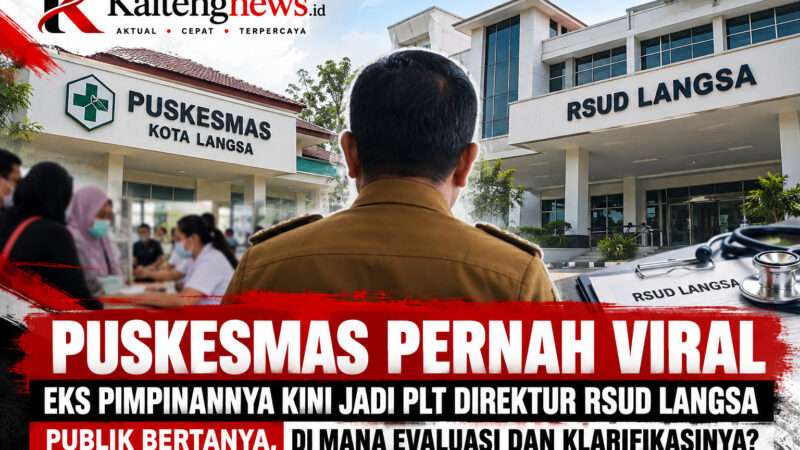 Puskesmas Pernah Viral, Eks Pimpinannya Kini Jadi Plt Direktur RSUD Langsa, Publik Pertanyakan Evaluasi