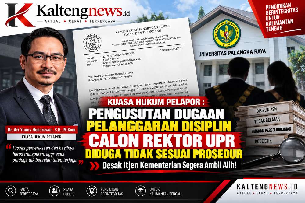 Kuasa Hukum Pelapor Soroti Proses Pemeriksaan Dugaan Pelanggaran Disiplin di UPR, Desak Itjen Turun Tangan