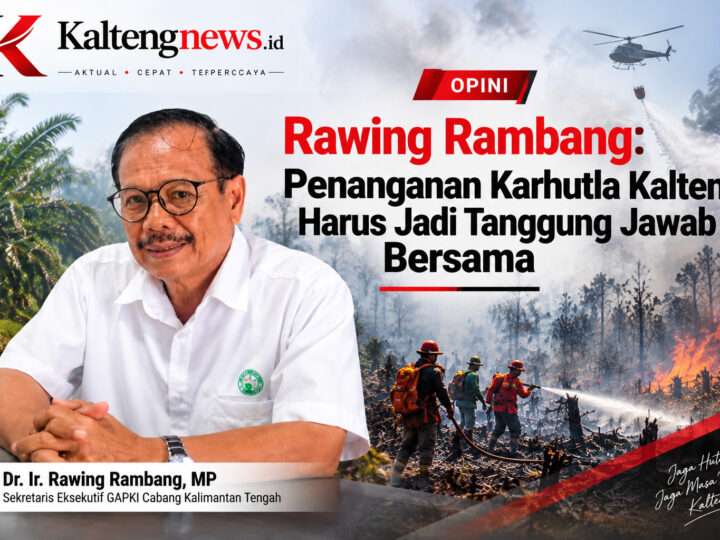 Rawing Rambang: Penanganan Karhutla Kalteng Harus Jadi Tanggung Jawab Bersama