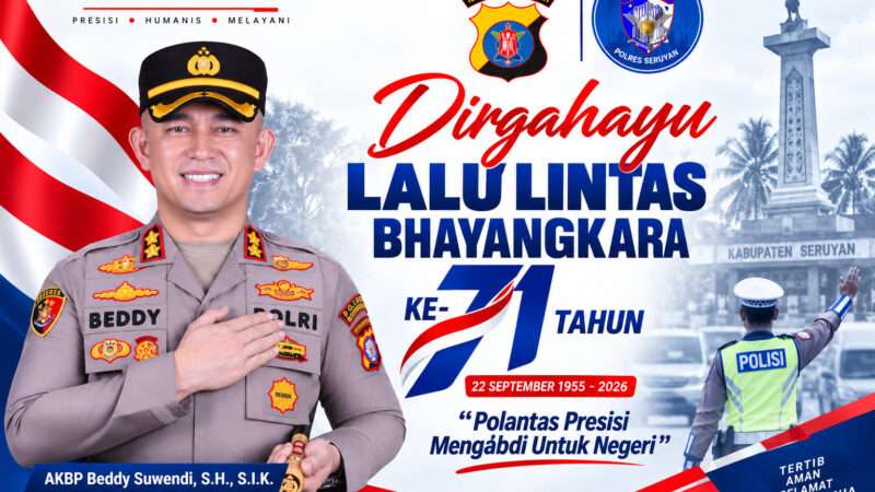 Dirgahayu Lalu Lintas Bhayangkara ke-71, Kapolres Seruyan: Pengabdian Harus Berorientasi pada Pelayanan Masyarakat