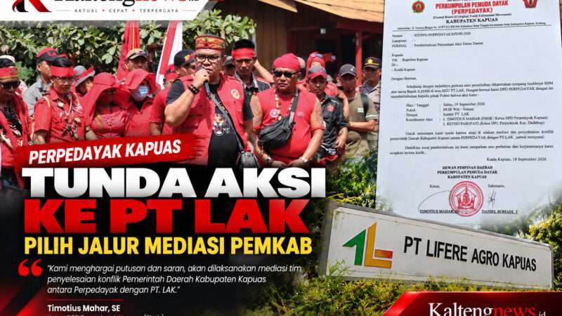 Perpedayak Kapuas Tunda Aksi ke PT LAK, Pilih Jalur Mediasi Pemkab