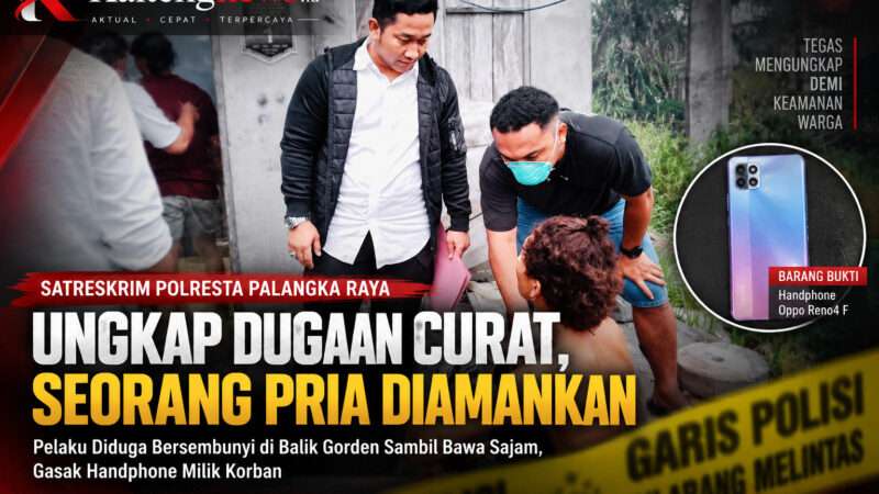 Bersembunyi di Balik Gorden Sambil Bawa Sajam, Pria 22 Tahun Diamankan Polisi Terkait Dugaan Curat