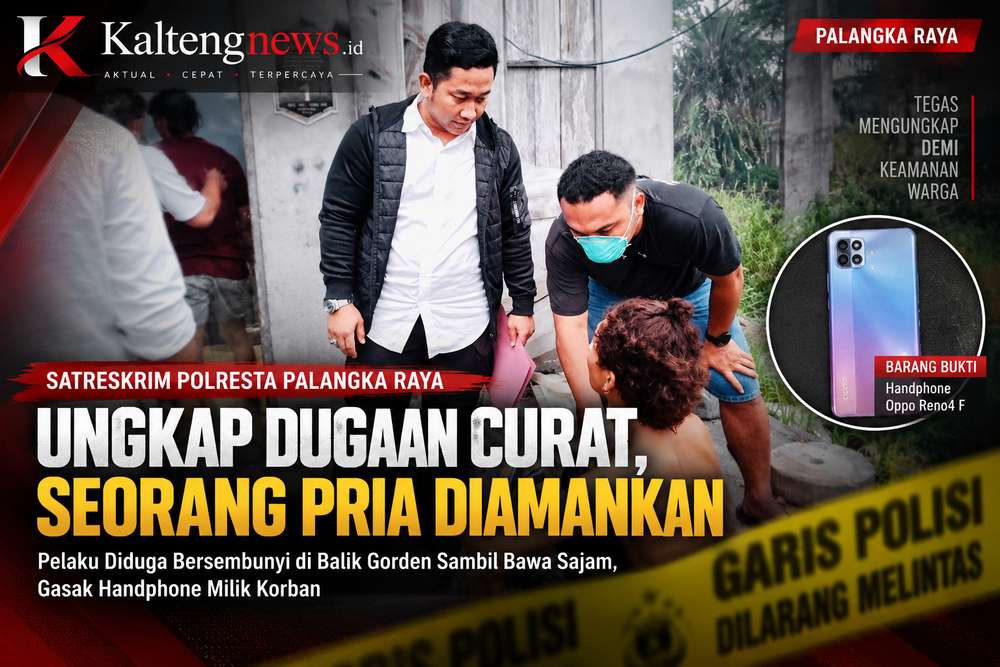 Bersembunyi di Balik Gorden Sambil Bawa Sajam, Pria 22 Tahun Diamankan Polisi Terkait Dugaan Curat