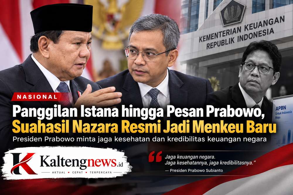 Panggilan Istana hingga Pesan Prabowo, Suahasil Nazara Resmi Jadi Menkeu Baru