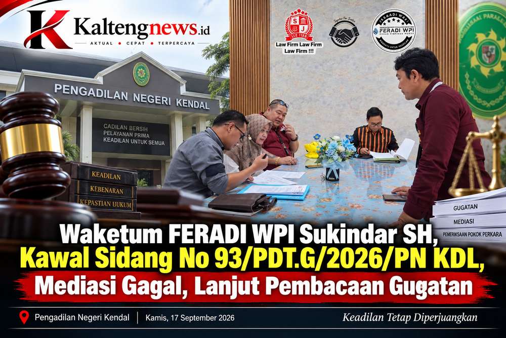 Mediasi Gagal, Sidang Perkara No. 93/Pdt.G/2026/PN Kdl Berlanjut