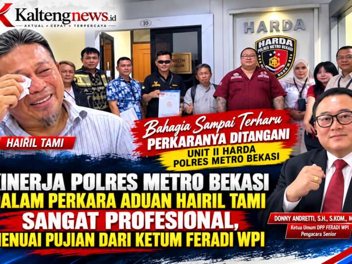 Donny Andretti Apresiasi Penanganan Aduan Hairil Tami di Unit II Harda Polres Metro Bekasi