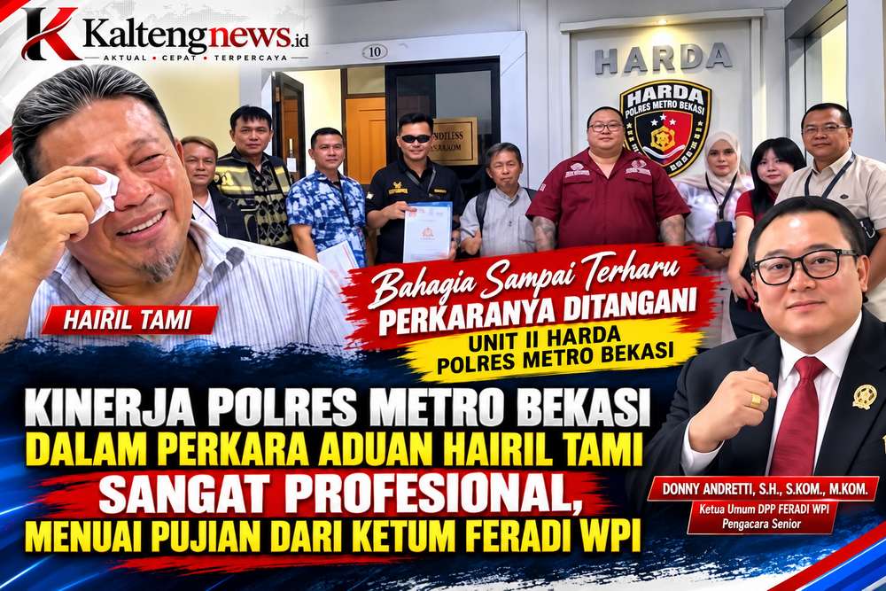 Donny Andretti Apresiasi Penanganan Aduan Hairil Tami di Unit II Harda Polres Metro Bekasi