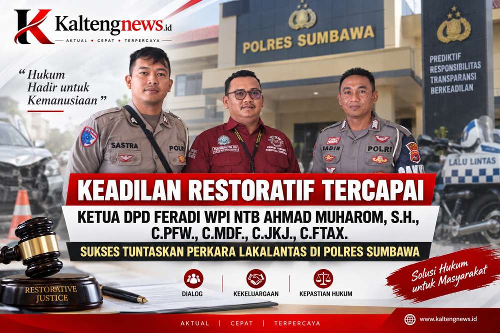 Perkara Lakalantas di Sumbawa Berakhir Restorative Justice