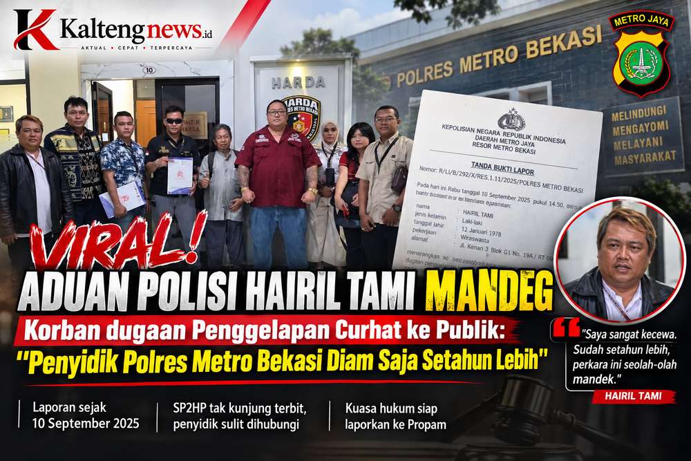 Aduan Hairil Tami di Polres Metro Bekasi Disorot, Setahun Belum Jelas