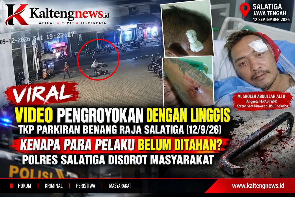 Video CCTV Viral, Dugaan Penganiayaan dengan Linggis di Salatiga Disorot