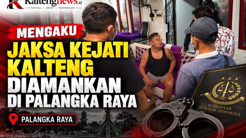 Ngaku Jaksa Kejati Kalteng, Pria Diamankan di Palangka Raya