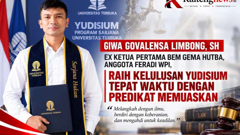Giwa Govalensa Limbong Lulus Yudisium Tepat Waktu