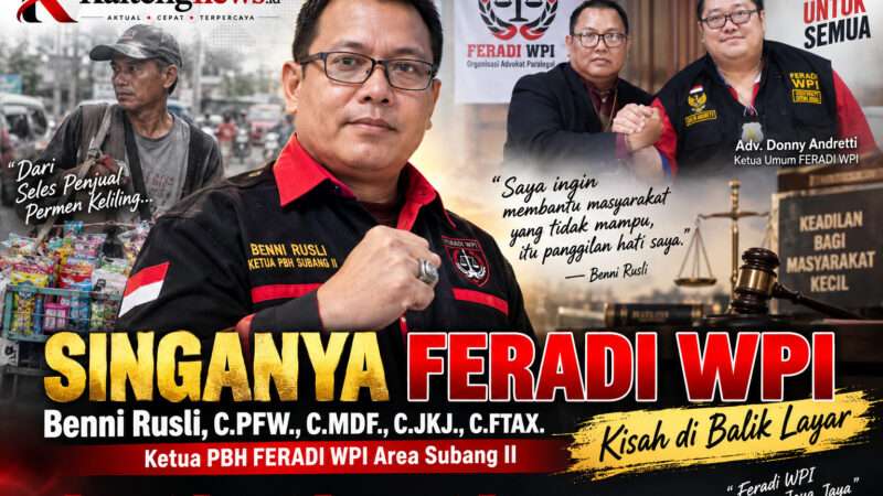 Dari Penjual Permen Keliling hingga Aktif Dampingi Masyarakat, Kisah Benni Rusli di FERADI WPI