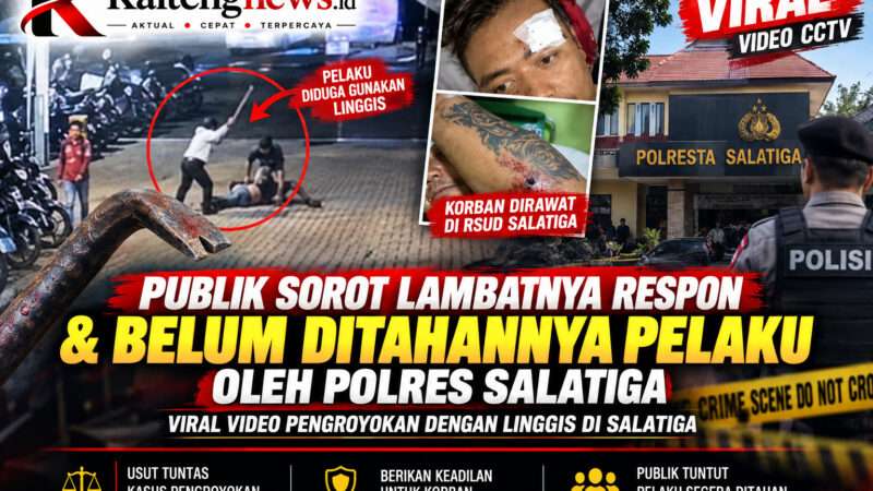 Viral Video Pengroyokan Linggis di Salatiga, Publik Soroti Belum Ditahannya Terduga Pelaku