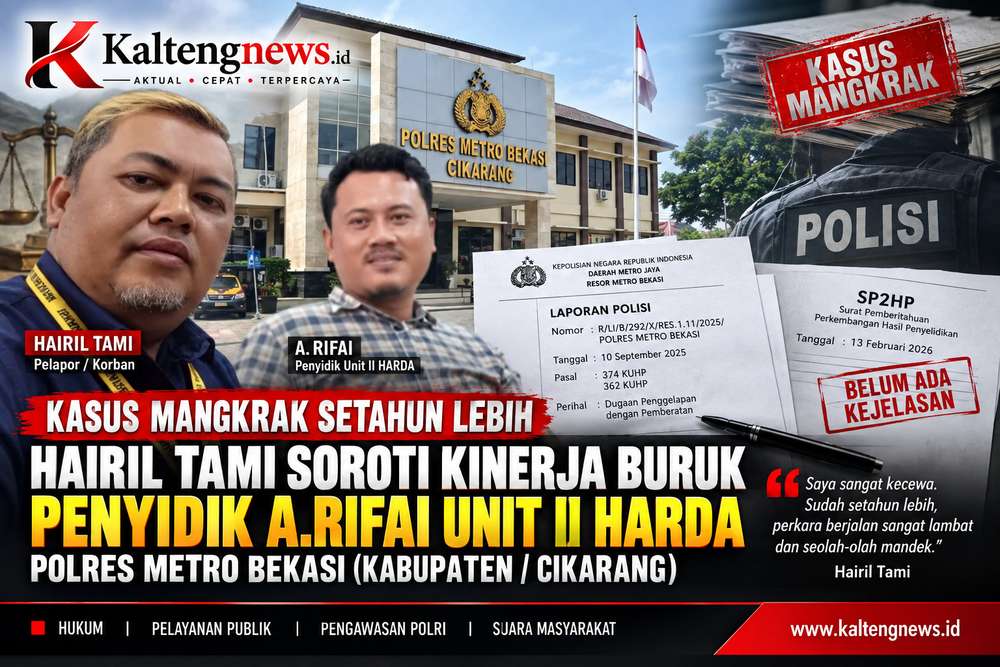 Kasus Lebih Setahun Belum Jelas, Hairil Tami Soroti Penanganan Penyidik Unit II Harda Polres Metro Bekasi