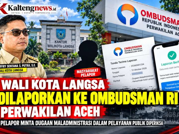 Wali Kota Langsa Dilaporkan ke Ombudsman RI Perwakilan Aceh, Pelapor Minta Dugaan Maladministrasi Diperiksa