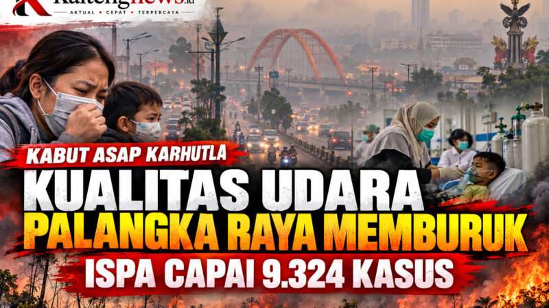 Kualitas Udara Palangka Raya Memburuk, ISPA Capai 9.324 Kasus