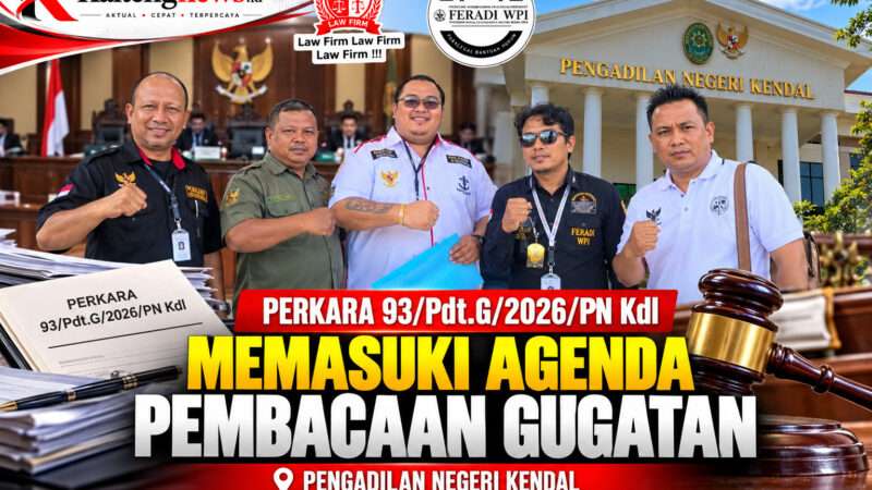 Perkara 93/Pdt.G/2026/PN Kdl Masuk Agenda Pembacaan Gugatan