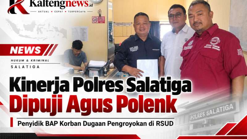 Kinerja Polres Salatiga Dipuji Agus Polenk