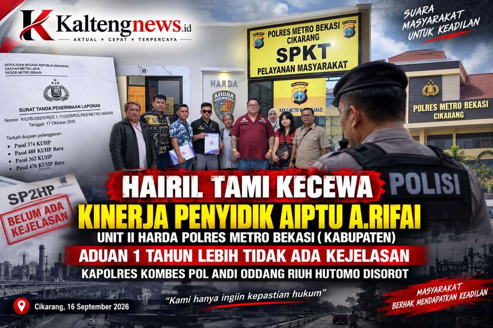 Aduan Setahun Lebih, Hairil Tami Soroti Lambannya Penanganan Perkara di Polres Metro Bekasi
