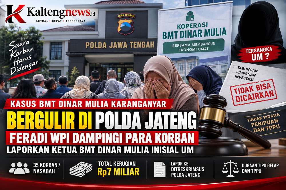 35 Nasabah BMT Dinar Mulia Laporkan Dugaan Penipuan Rp7 Miliar ke Polda Jateng