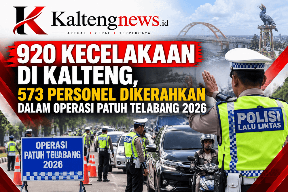 920 Kecelakaan di Kalteng, 573 Personel Dikerahkan dalam Operasi Patuh Telabang 2026