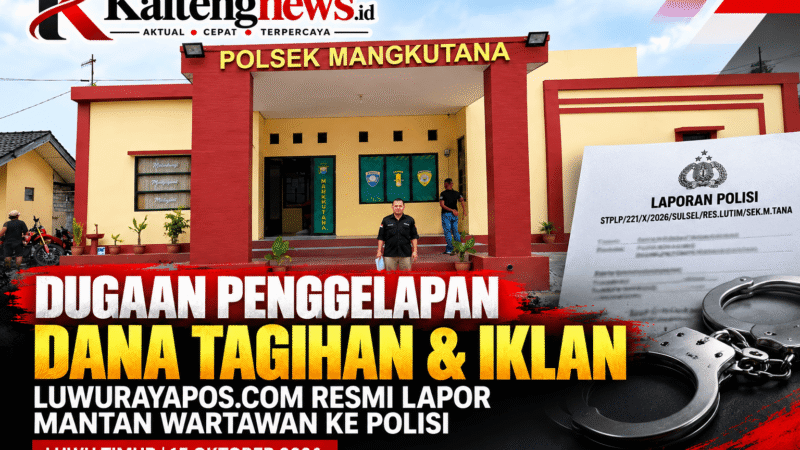Dugaan Penggelapan Dana Tagihan dan Iklan, Luwurayapos.com Resmi Lapor Mantan Wartawan ke Polisi