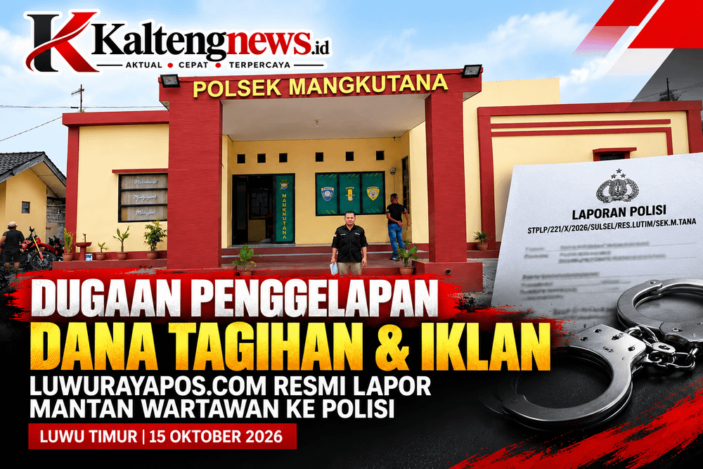 Dugaan Penggelapan Dana Tagihan dan Iklan, Luwurayapos.com Resmi Lapor Mantan Wartawan ke Polisi