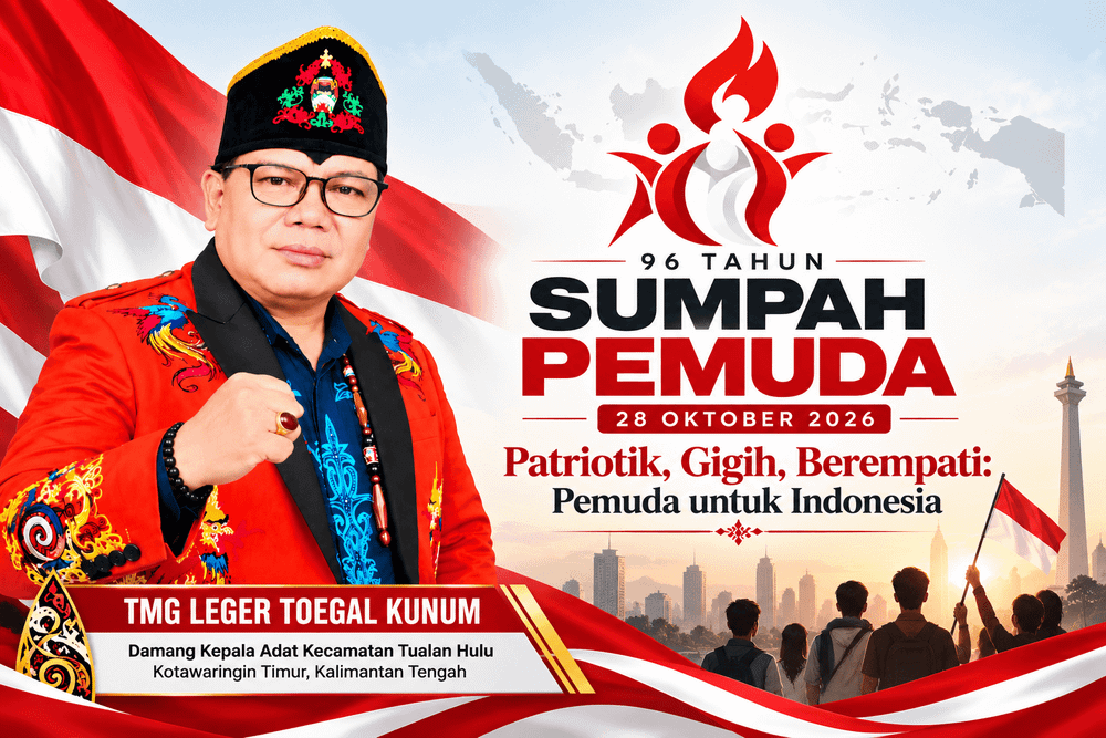 TMG Leger Toegal Kunum: Sumpah Pemuda 2026, Saatnya Pemuda Patriotik, Gigih dan Berempati